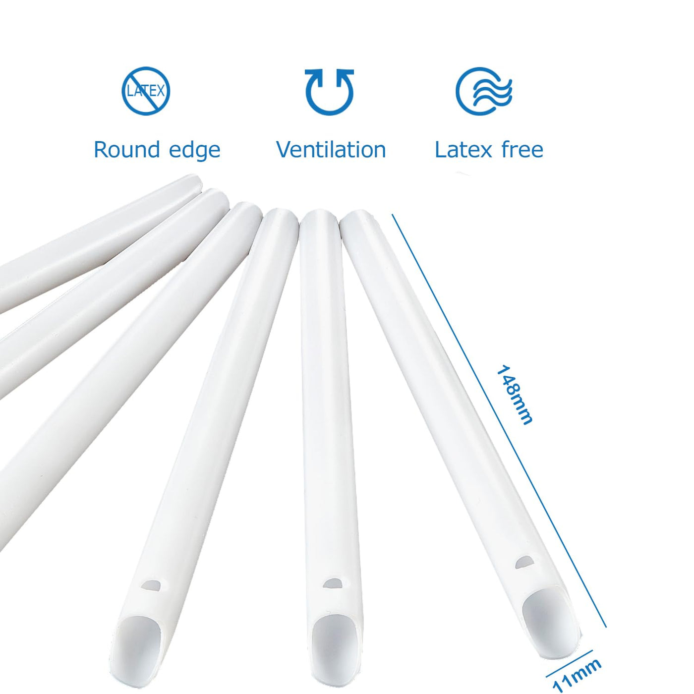 Dental Medical Grade Saliva High Volume Evacuator Vented Disposable 1000pcs